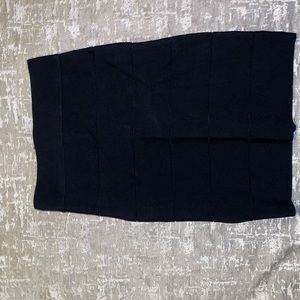 Small Black bebe bandage skirt